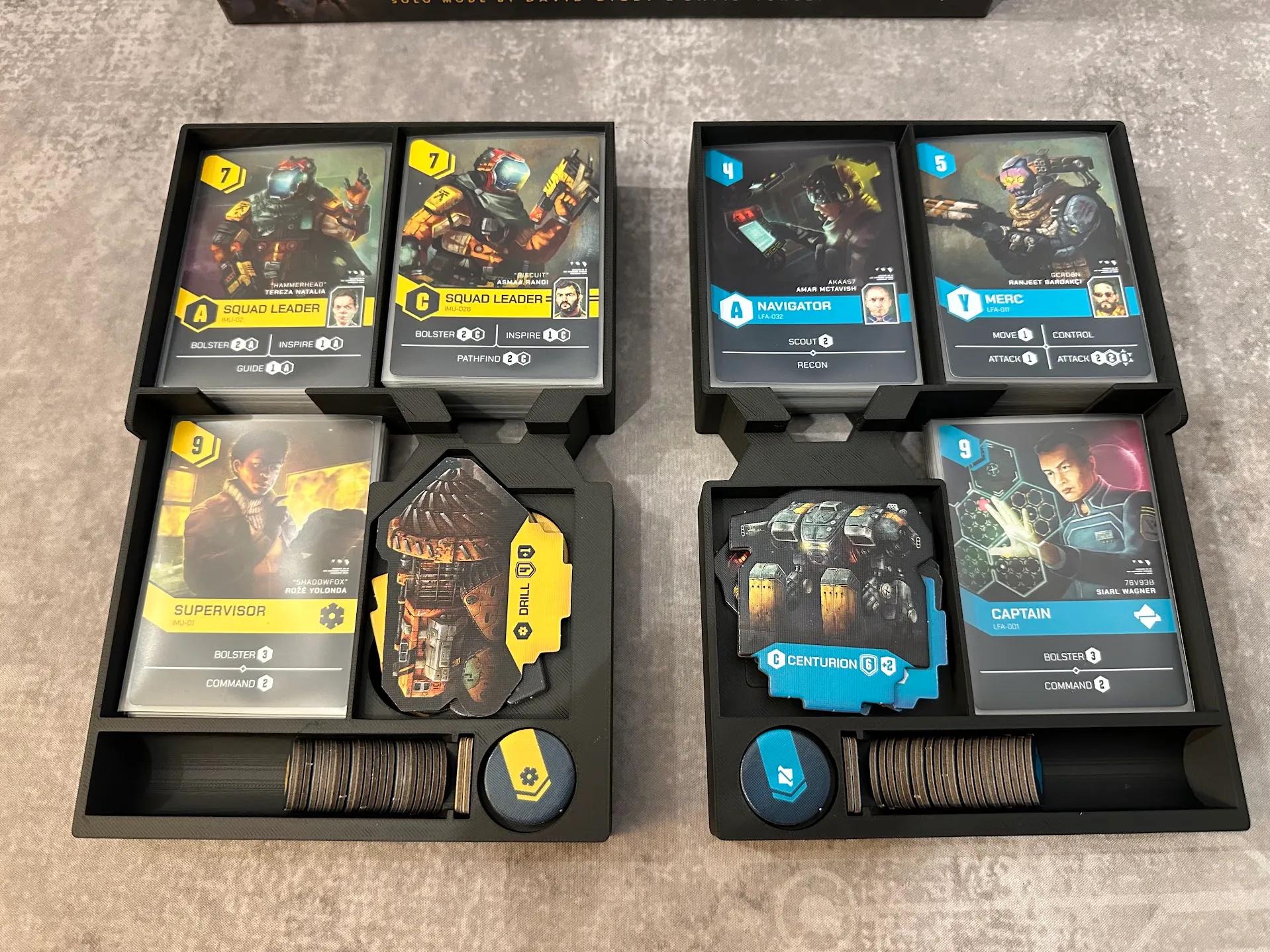 Undaunted 2200: Callisto Board Game Organizer and Insert (etsy image id: 6340970538)