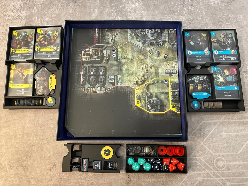 Undaunted 2200: Callisto Board Game Organizer and Insert (etsy image id: 6340970540)