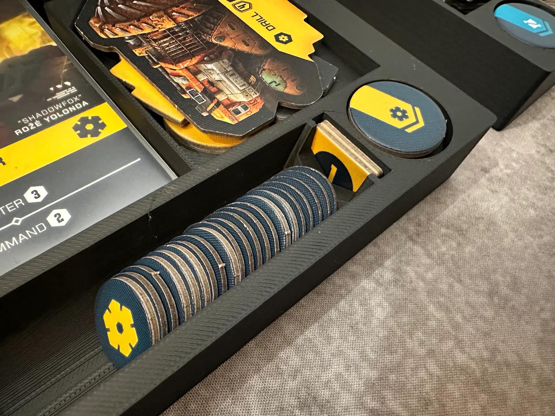 Undaunted 2200: Callisto Board Game Organizer and Insert (etsy image id: 6340970542)
