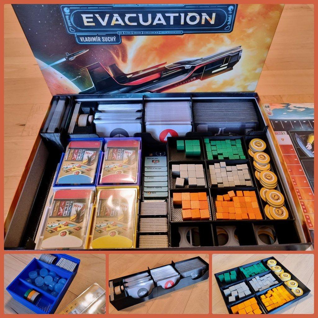 Evacuation Board Game Organizer and Insert (etsy image id: 6344096095)