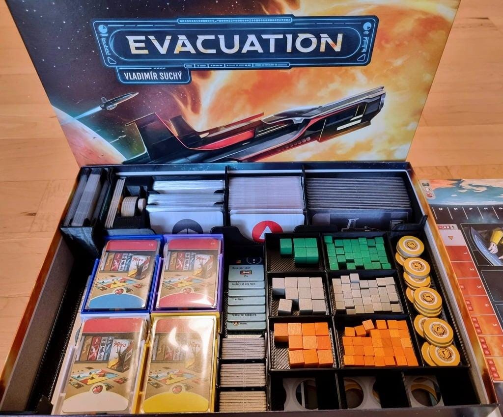 Evacuation Board Game Organizer and Insert (etsy image id: 6344096109)