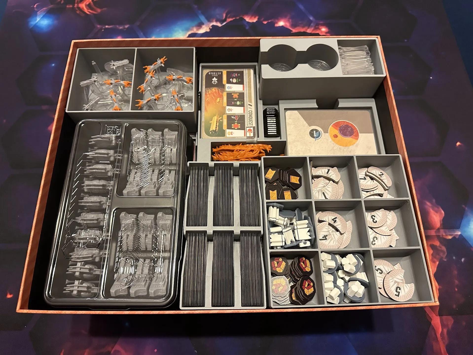 Voidfall Galactic Edition Board Game Organizer and Insert (etsy image id: 6348289963)