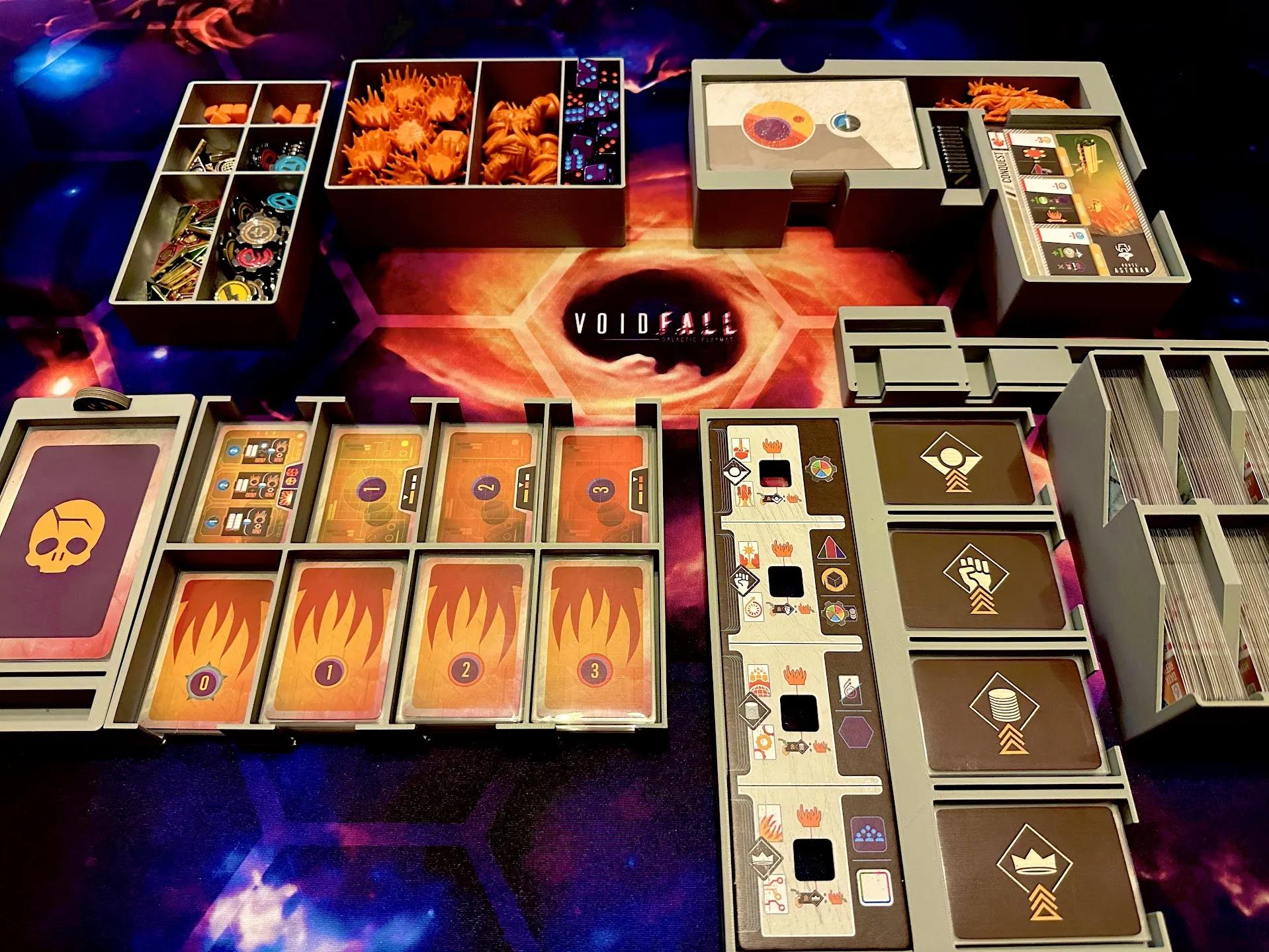 Voidfall Galactic Edition Board Game Organizer and Insert (etsy image id: 6348289965)