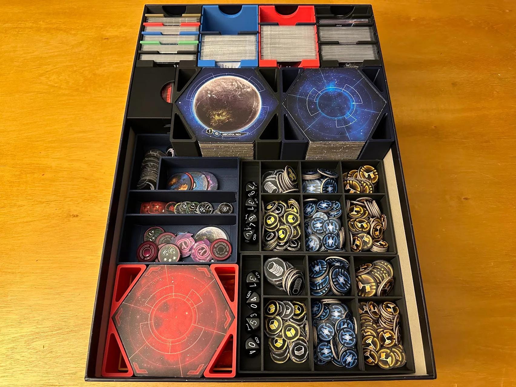 Twilight Imperium 4th Edition + Prophecy of Kings Board Game Insert and Organizer (etsy image id: 6349151405)