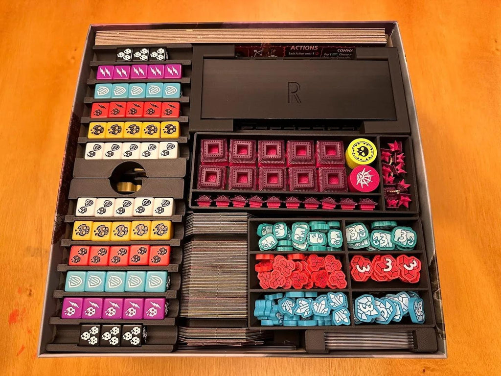 Uprising: Curse of the Last Emperor + Expansions Board Game Organizer and Insert (etsy image id: 6349293149)