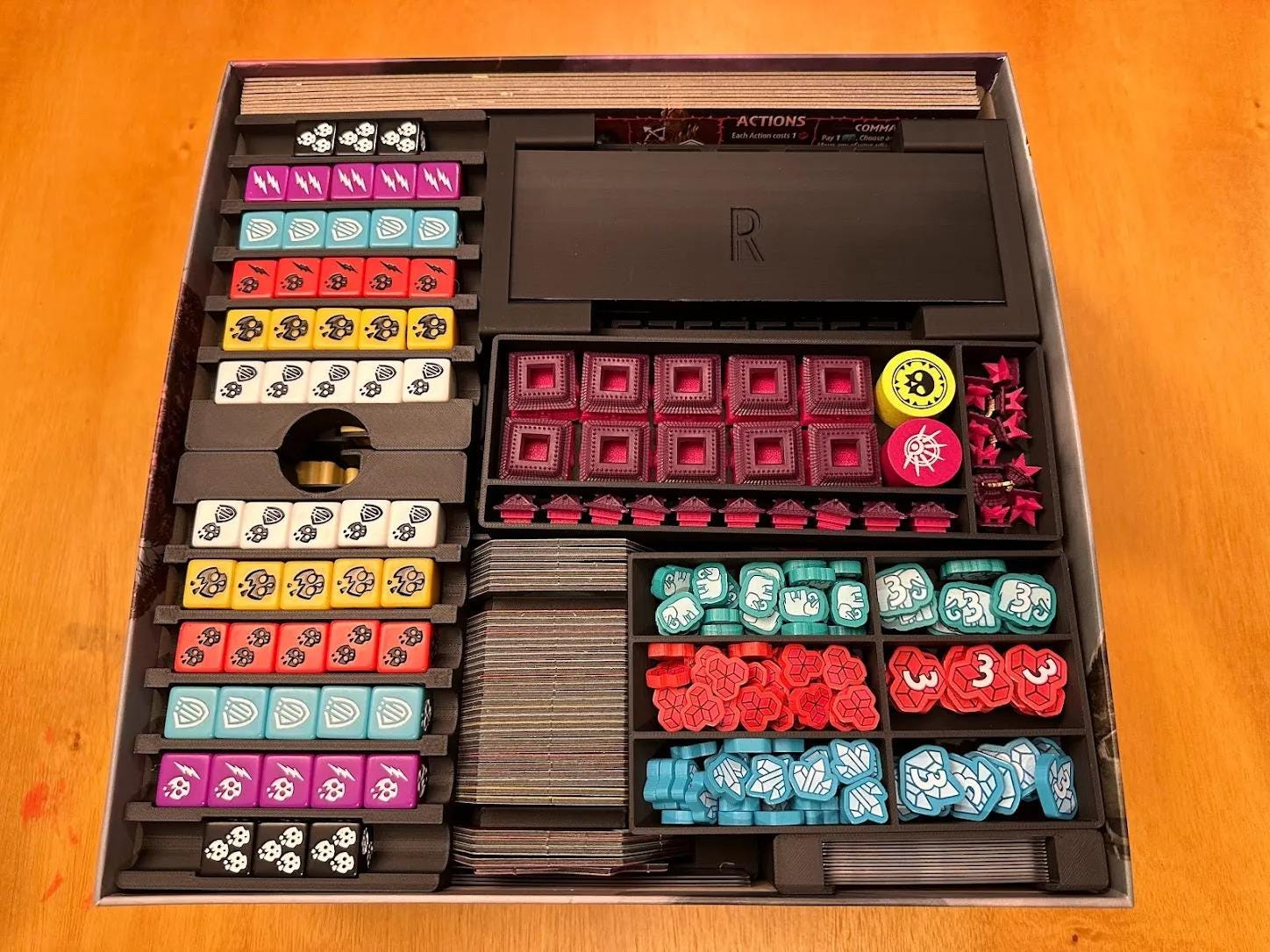 Uprising: Curse of the Last Emperor + Expansions Board Game Organizer and Insert (etsy image id: 6349293149)