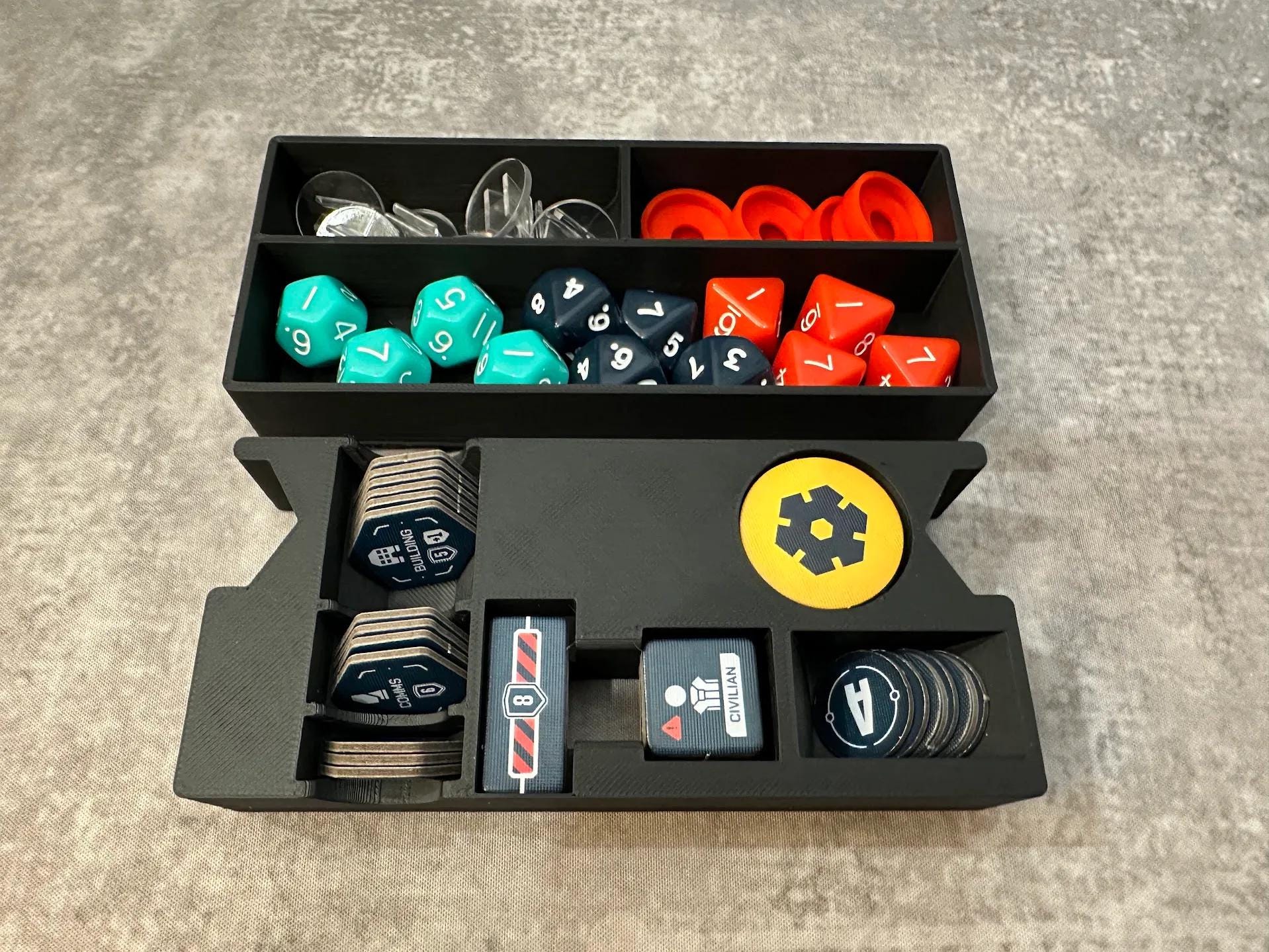 Undaunted 2200: Callisto Board Game Organizer and Insert (etsy image id: 6389043639)