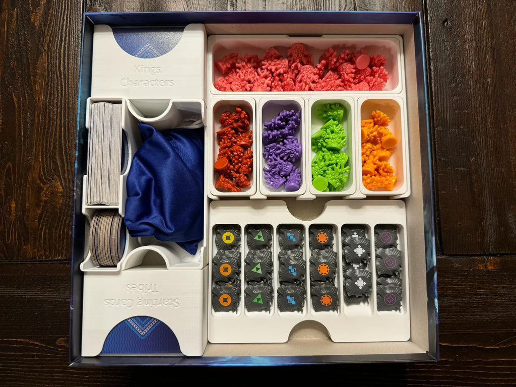 Aquatica + Expansions Insert / Organizer - Holds Coral Reefs and Cold Waters Expansions (etsy image id: 6410256713)
