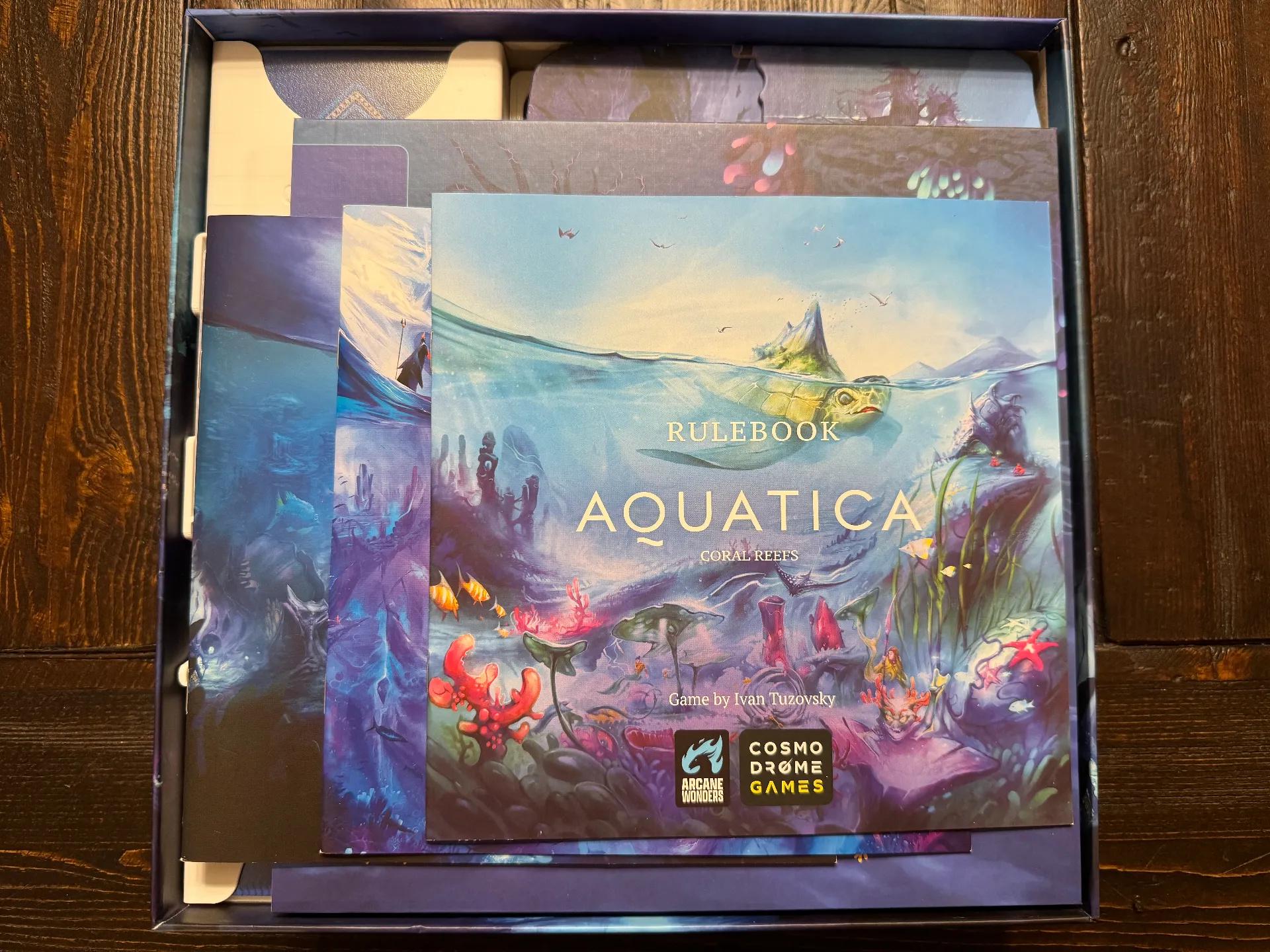 Aquatica + Expansions Insert / Organizer - Holds Coral Reefs and Cold Waters Expansions (etsy image id: 6410256715)