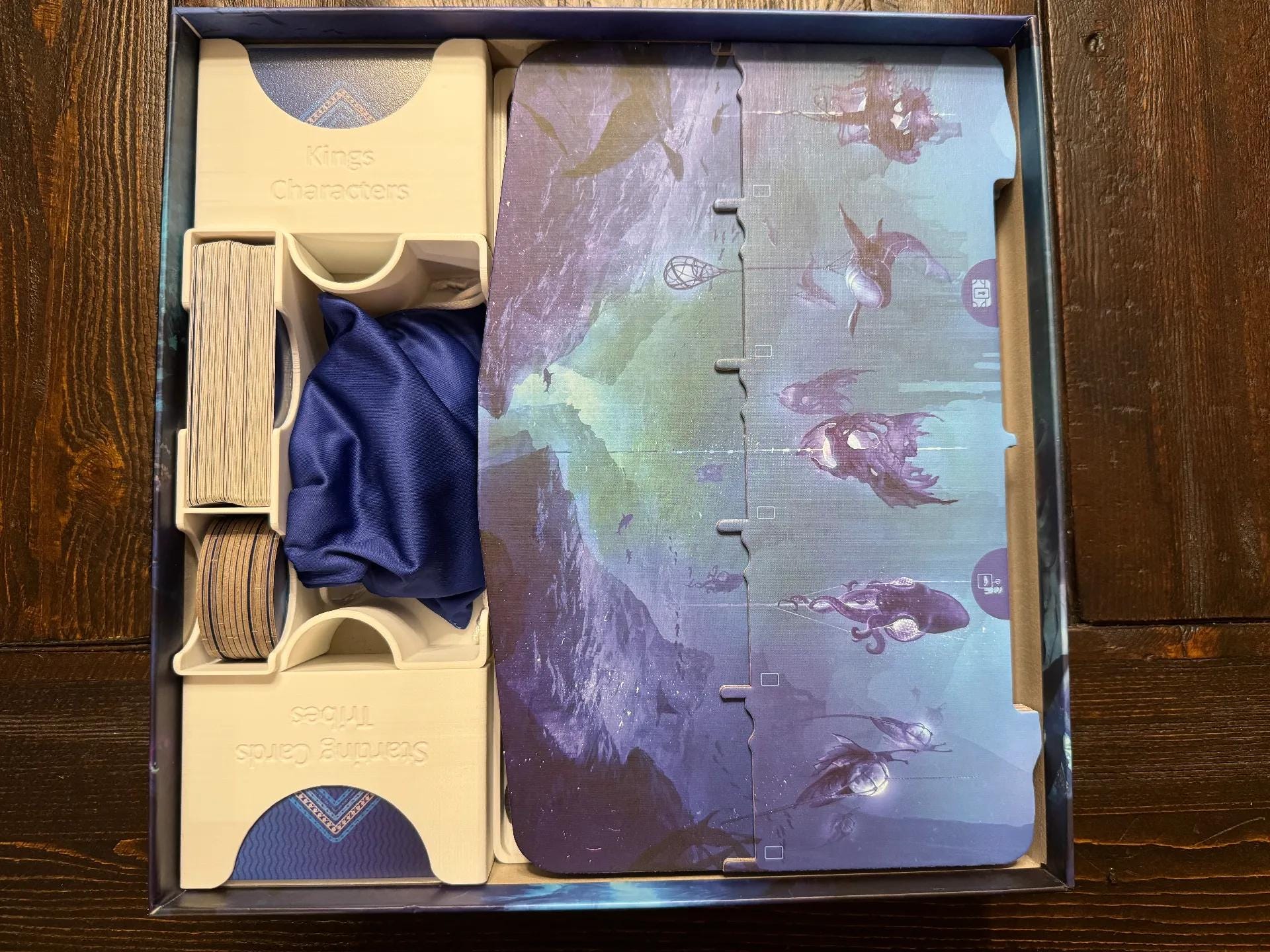 Aquatica + Expansions Insert / Organizer - Holds Coral Reefs and Cold Waters Expansions (etsy image id: 6410256717)