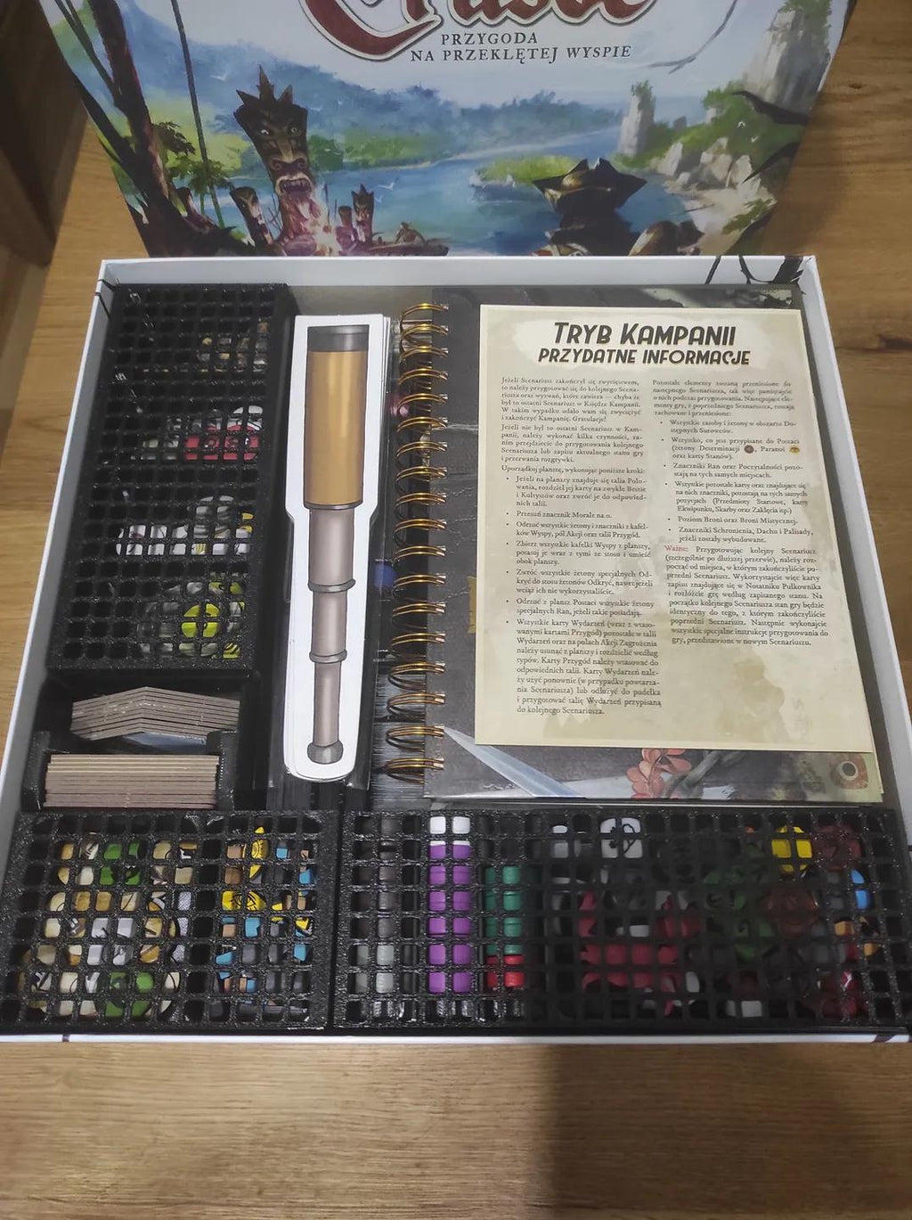 Robinson Crusoe Collector's Edition ALL IN Insert / Organizer - Gamefound Edition (etsy image id: 6429374303)