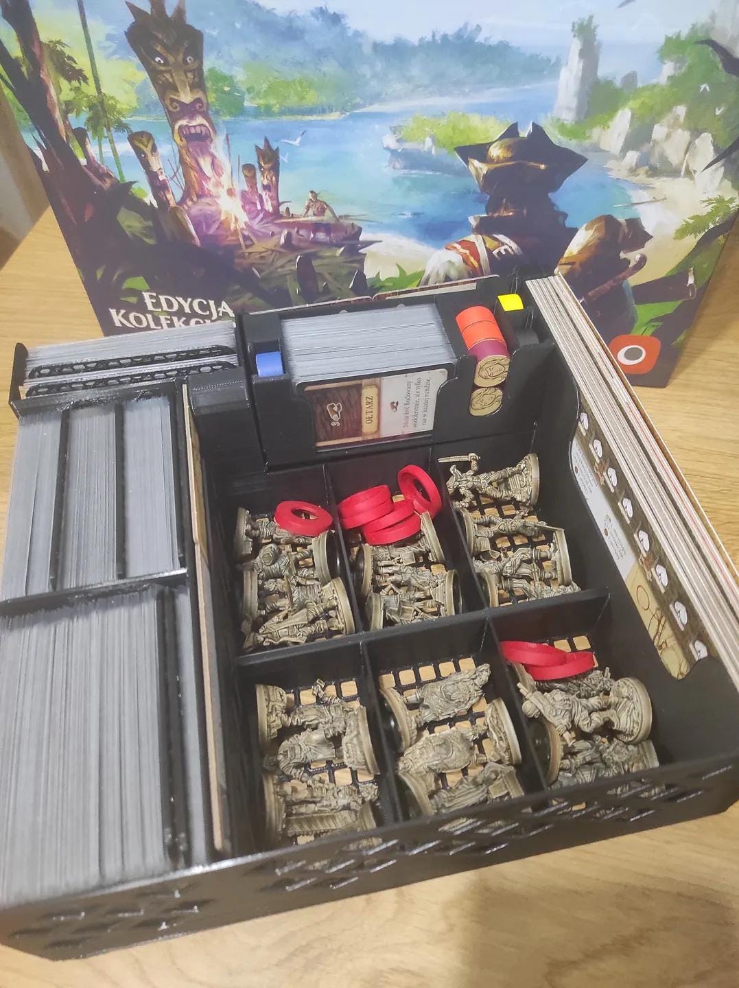 Robinson Crusoe Collector's Edition ALL IN Insert / Organizer - Gamefound Edition (etsy image id: 6429374309)
