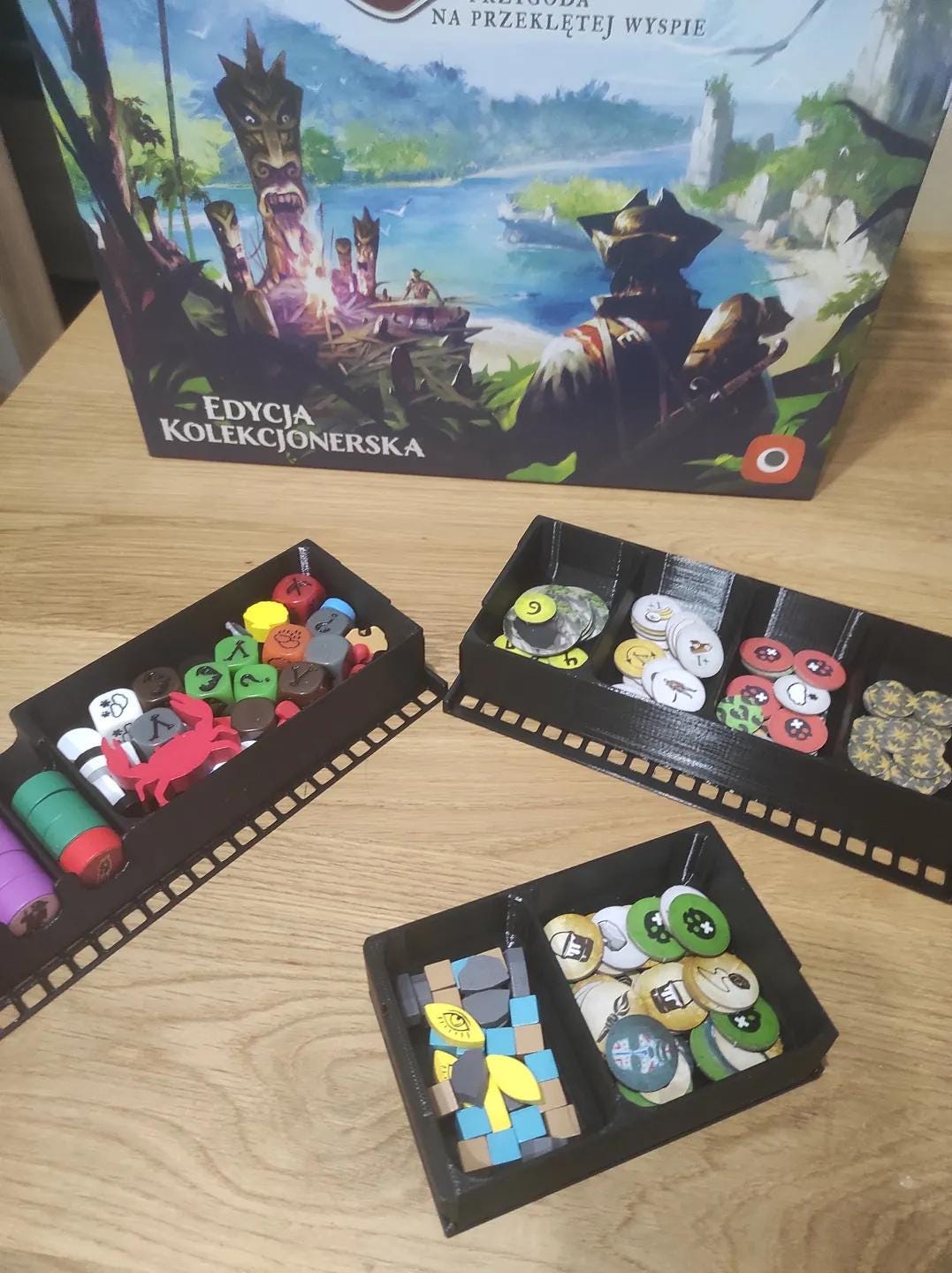 Robinson Crusoe Collector's Edition ALL IN Insert / Organizer - Gamefound Edition (etsy image id: 6429374329)