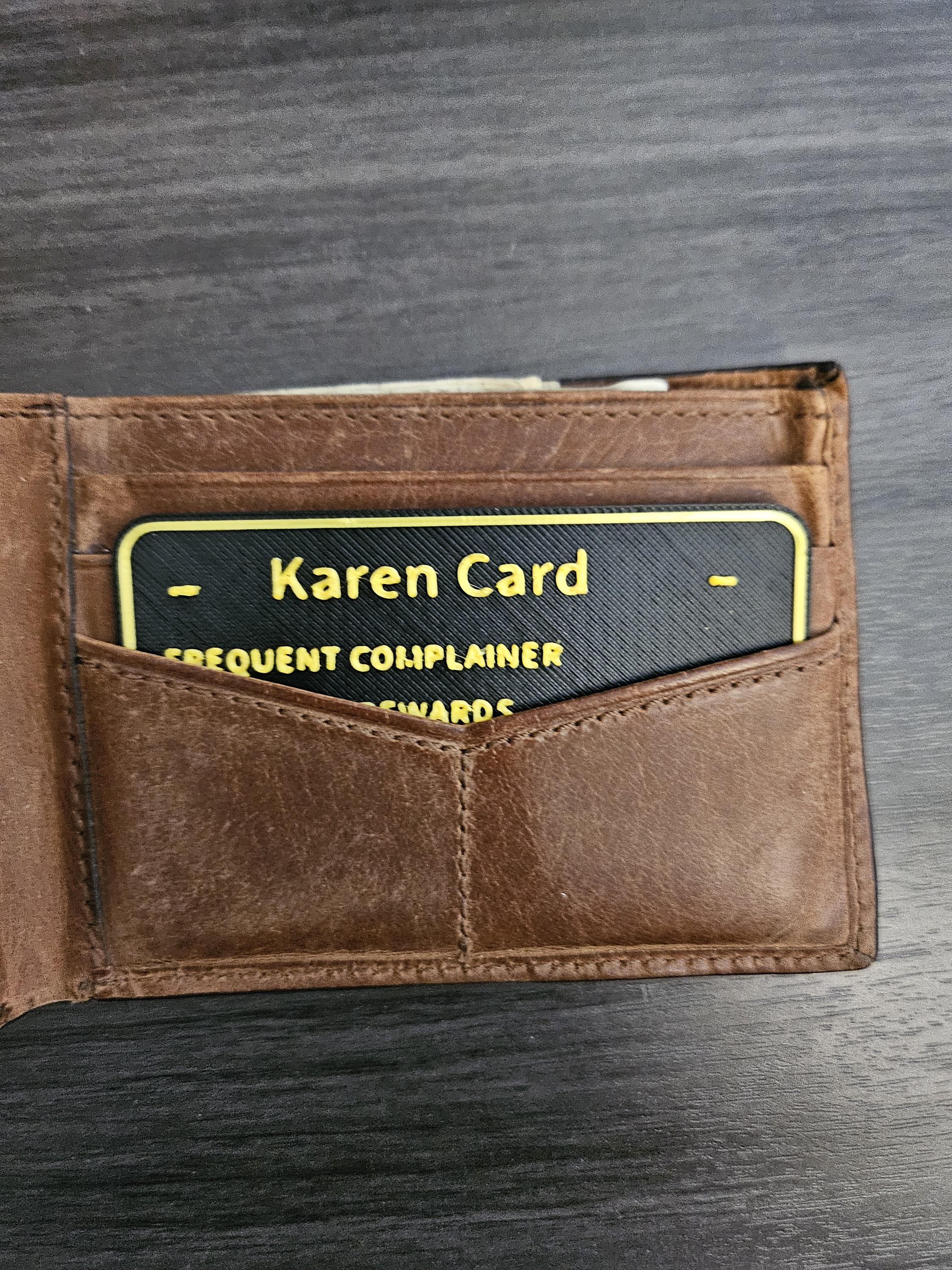 Karen Membership Card / Gag Gifts / Funny Accessories (etsy image id: 6451595310)