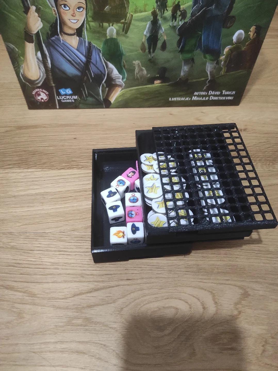 Dice Settlers + Western Sea Expansion Insert / Organizer (etsy image id: 6454521304)