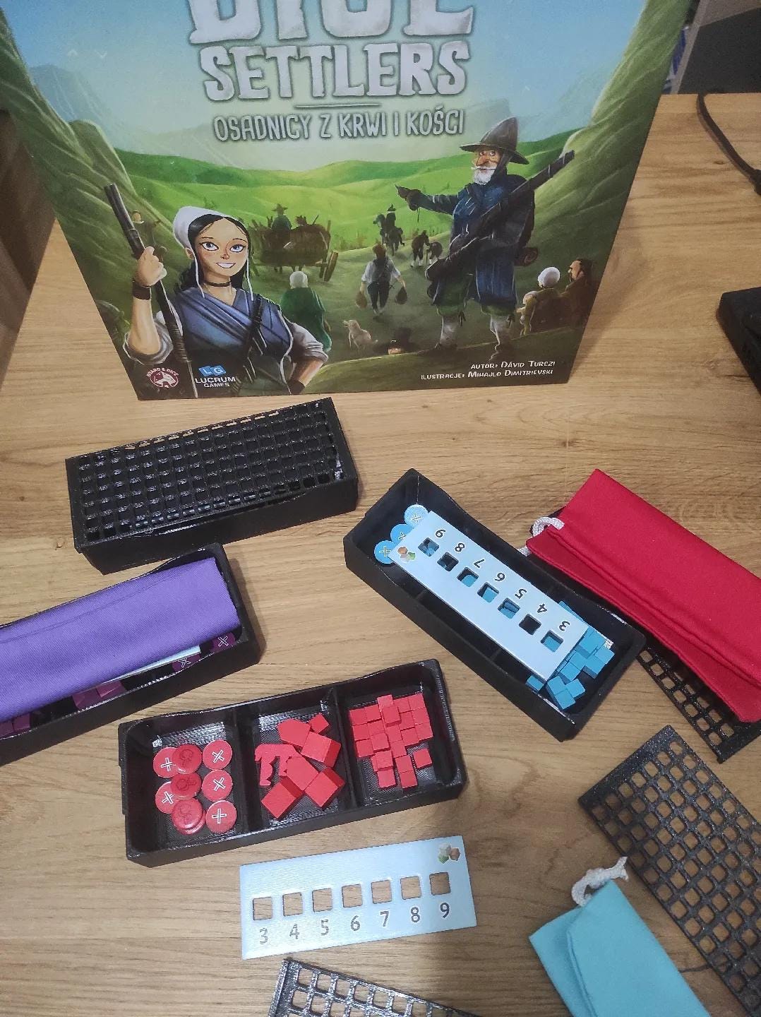 Dice Settlers + Western Sea Expansion Insert / Organizer (etsy image id: 6454521308)