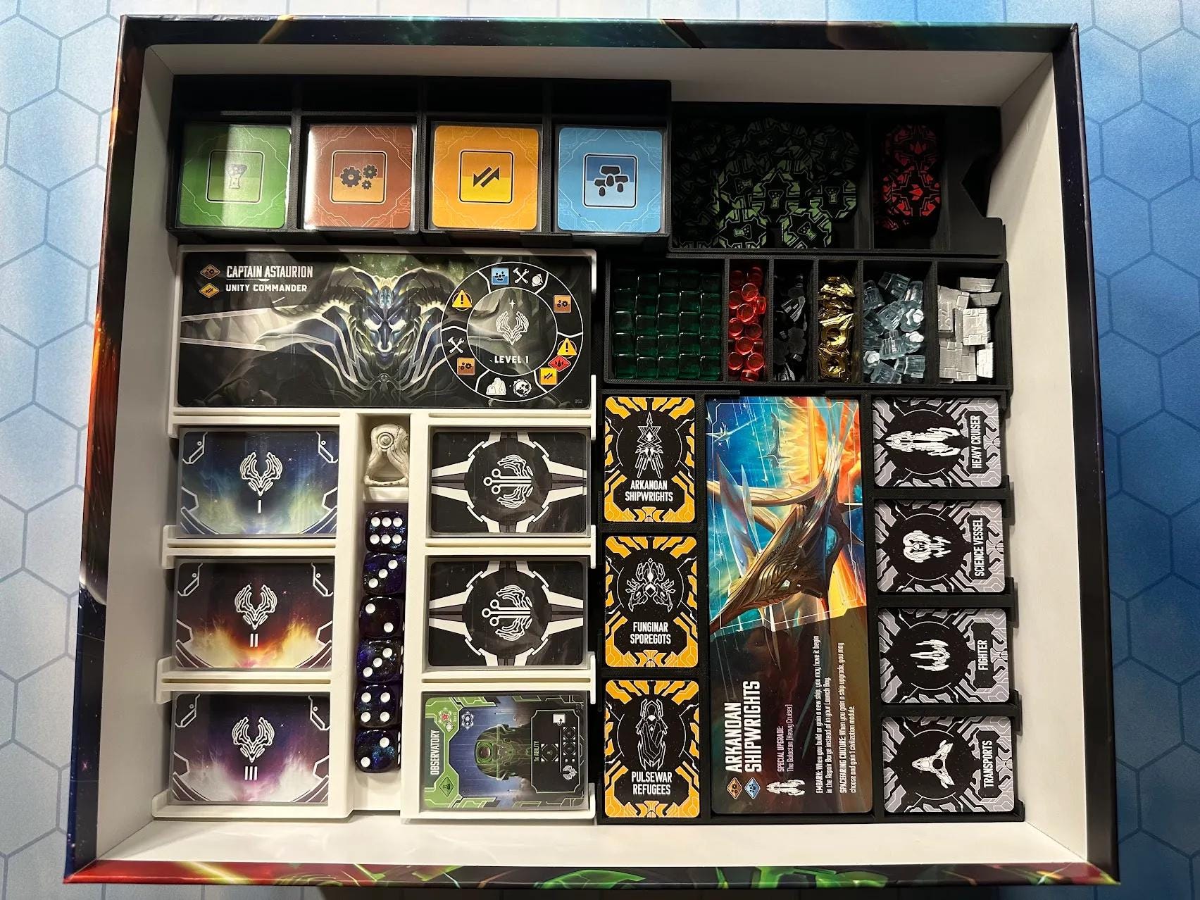 Andromeda's Edge Deluxe Edition Organizer / Insert (etsy image id: 6471124230)