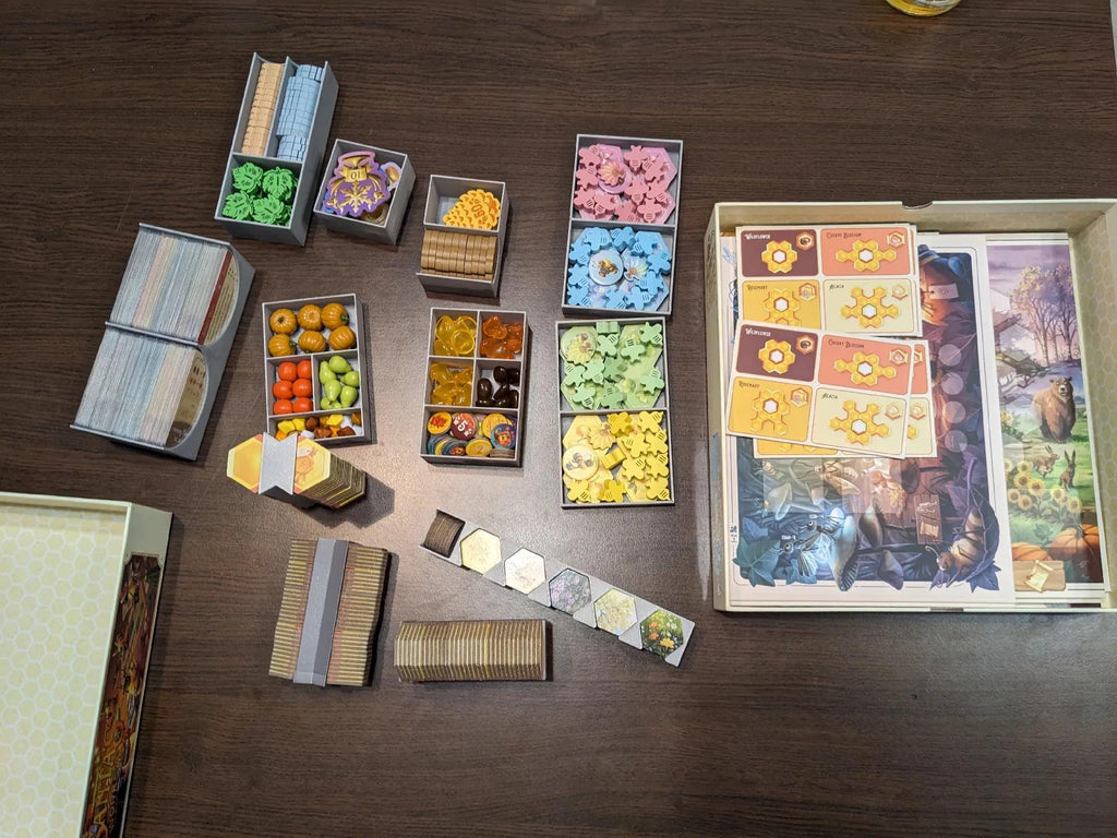 Honey Buzz + Fall Flavors Board Game Organizer / Insert (etsy image id: 6471144018)