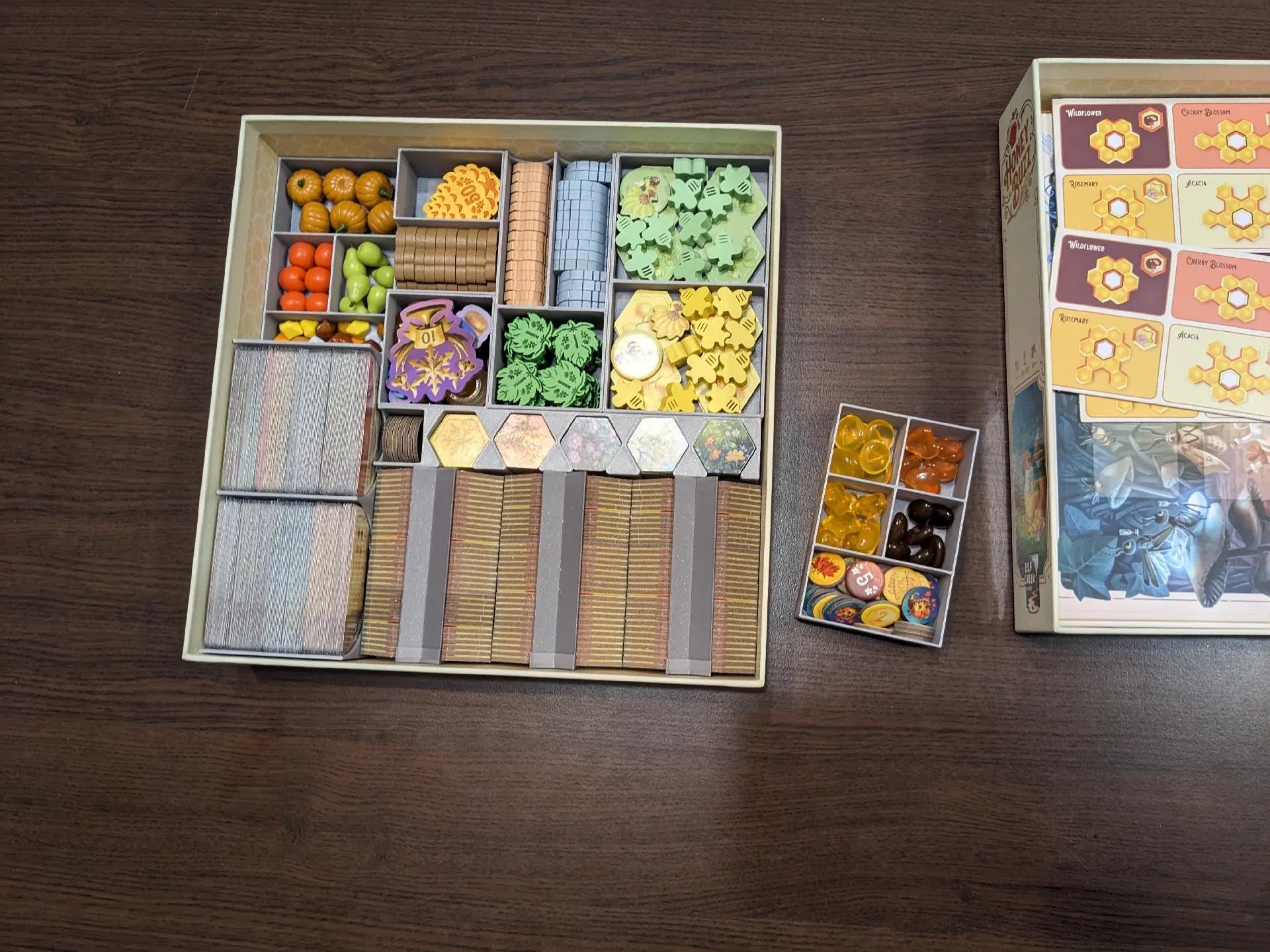 Honey Buzz + Fall Flavors Board Game Organizer / Insert (etsy image id: 6471144062)