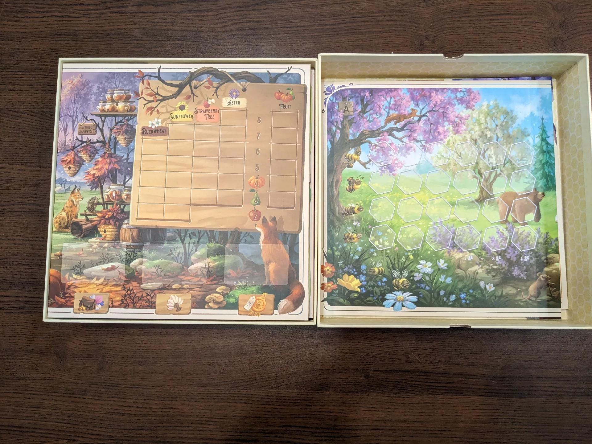Honey Buzz + Fall Flavors Board Game Organizer / Insert (etsy image id: 6471144072)
