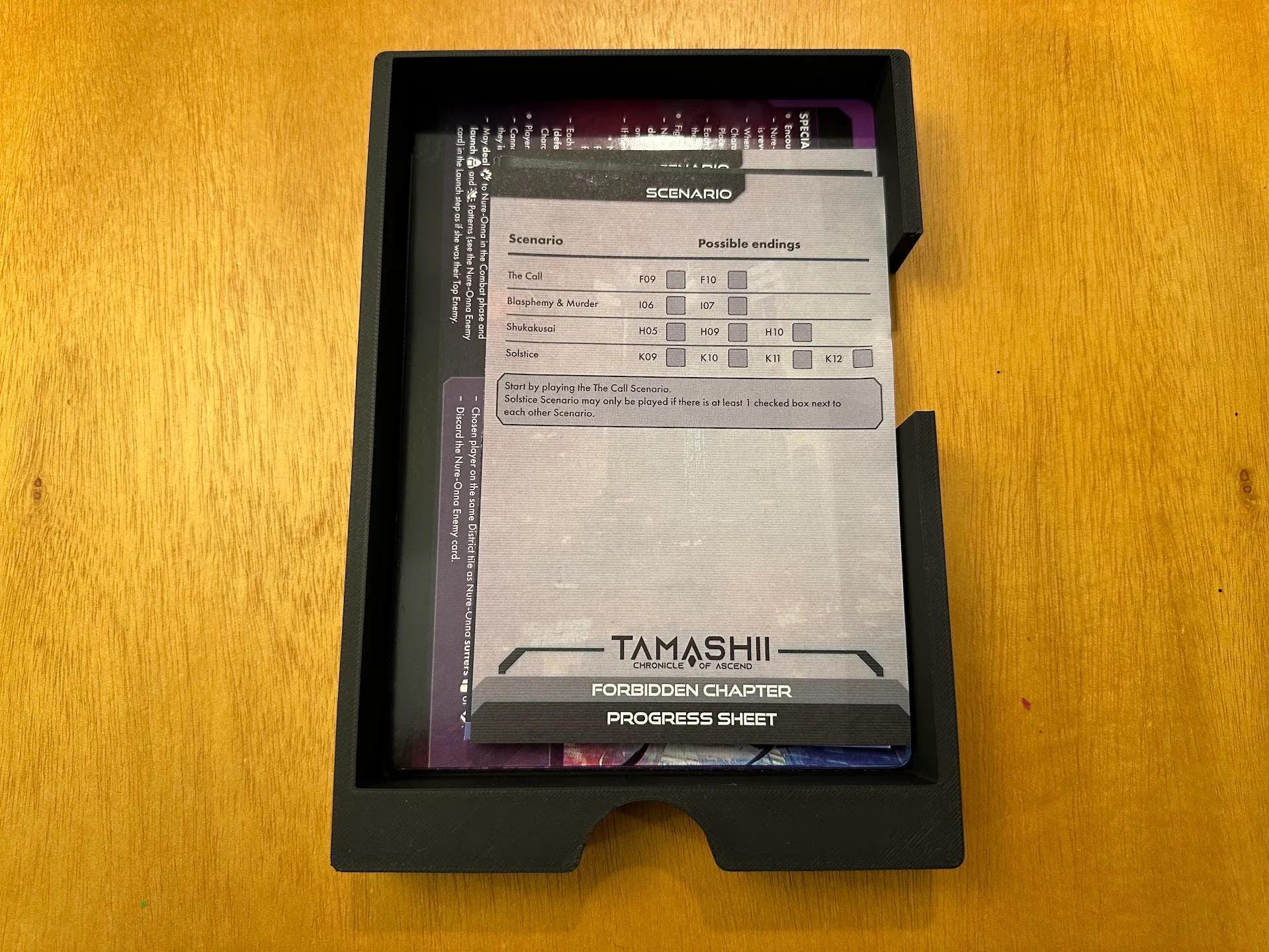 Tamashii + Expansions (Gamefound Box) Board Game Organizer / Insert (etsy image id: 6499616044)