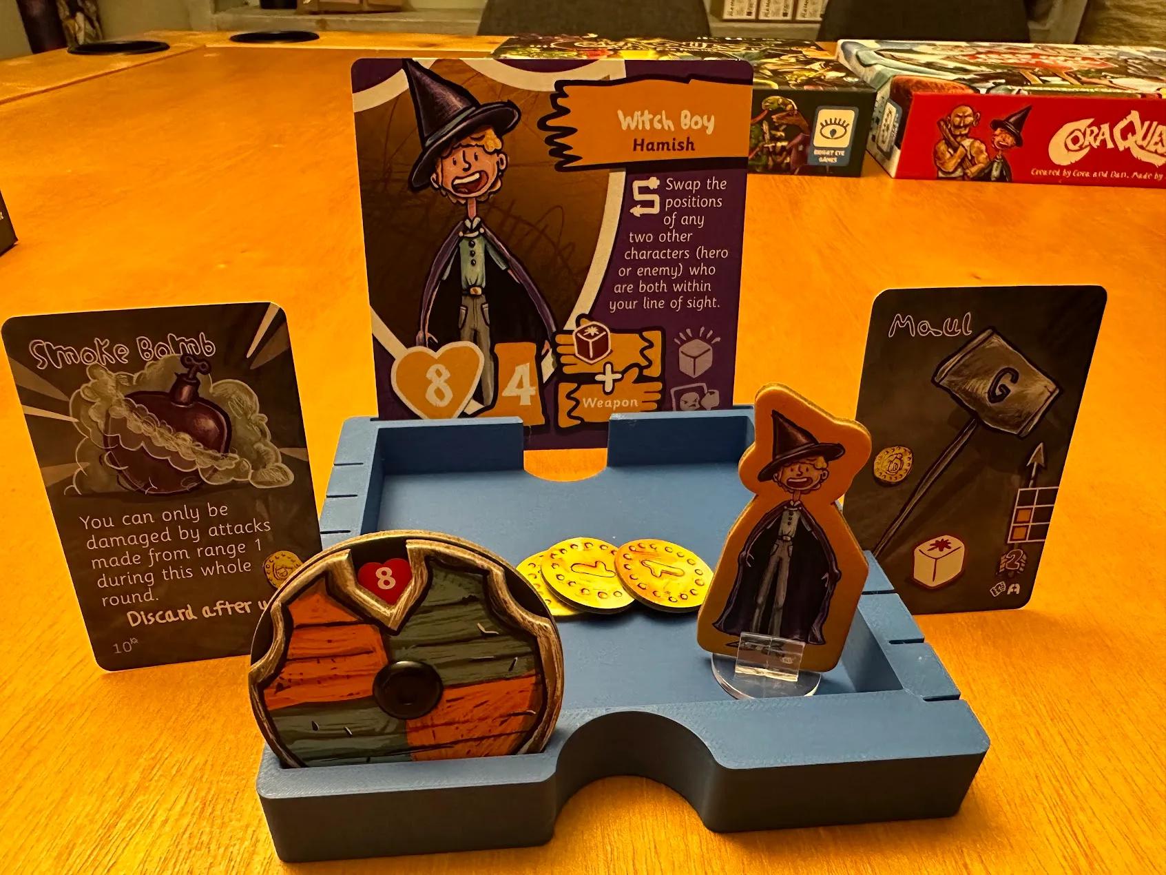 Coraquest + Expansion Board Game Organizer / Insert (etsy image id: 6499646190)