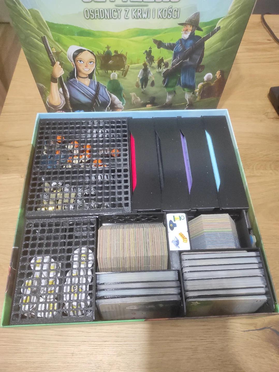 Dice Settlers + Western Sea Expansion Insert / Organizer (etsy image id: 6502626101)