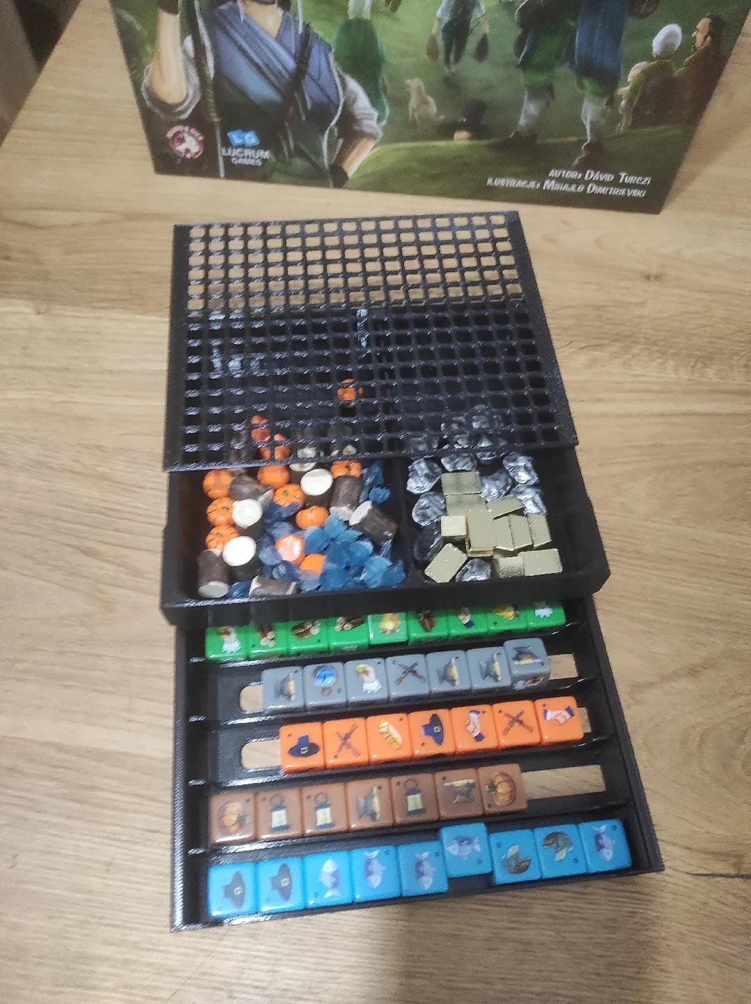 Dice Settlers + Western Sea Expansion Insert / Organizer (etsy image id: 6502626103)