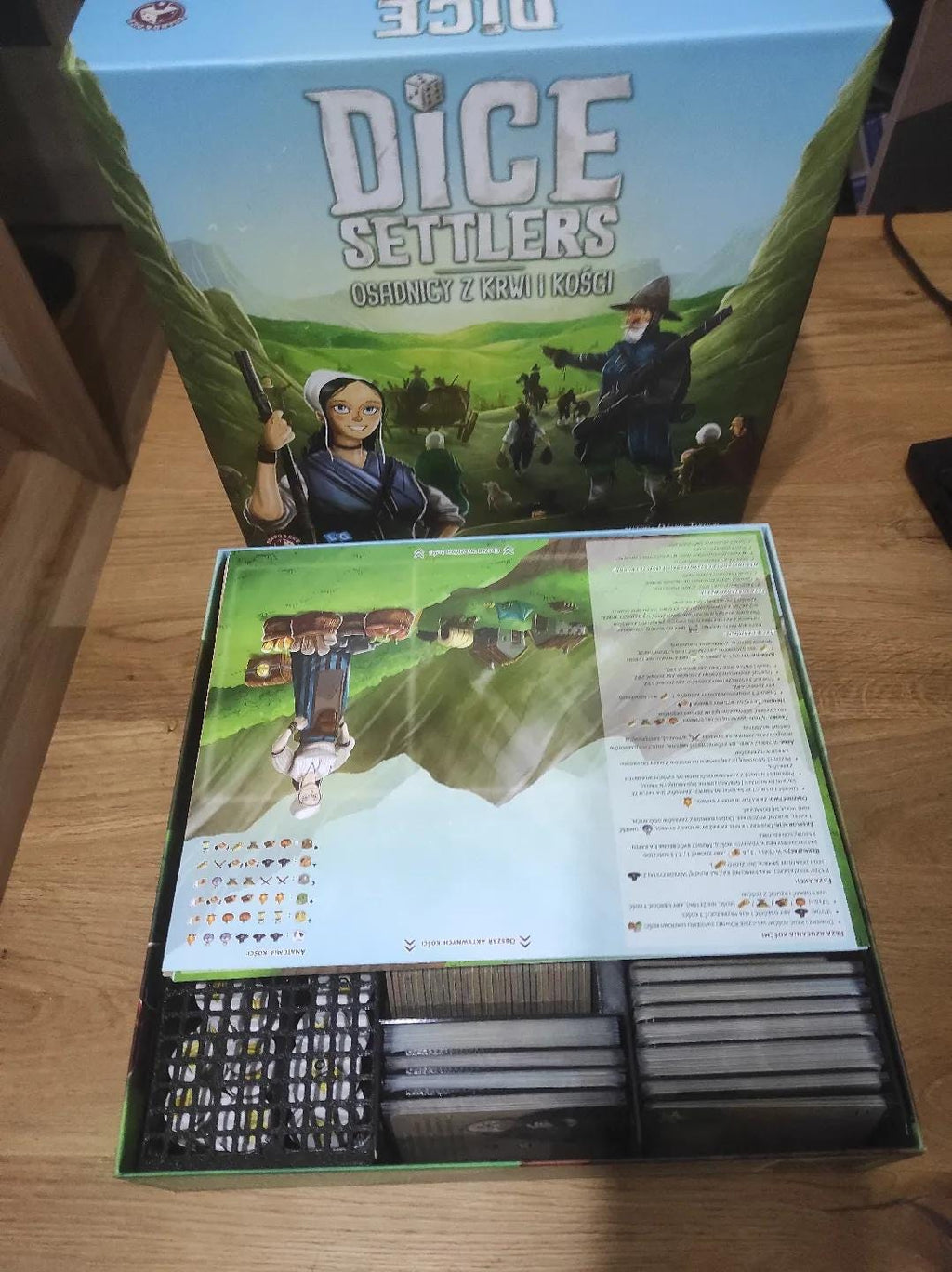 Dice Settlers + Western Sea Expansion Insert / Organizer (etsy image id: 6502626141)