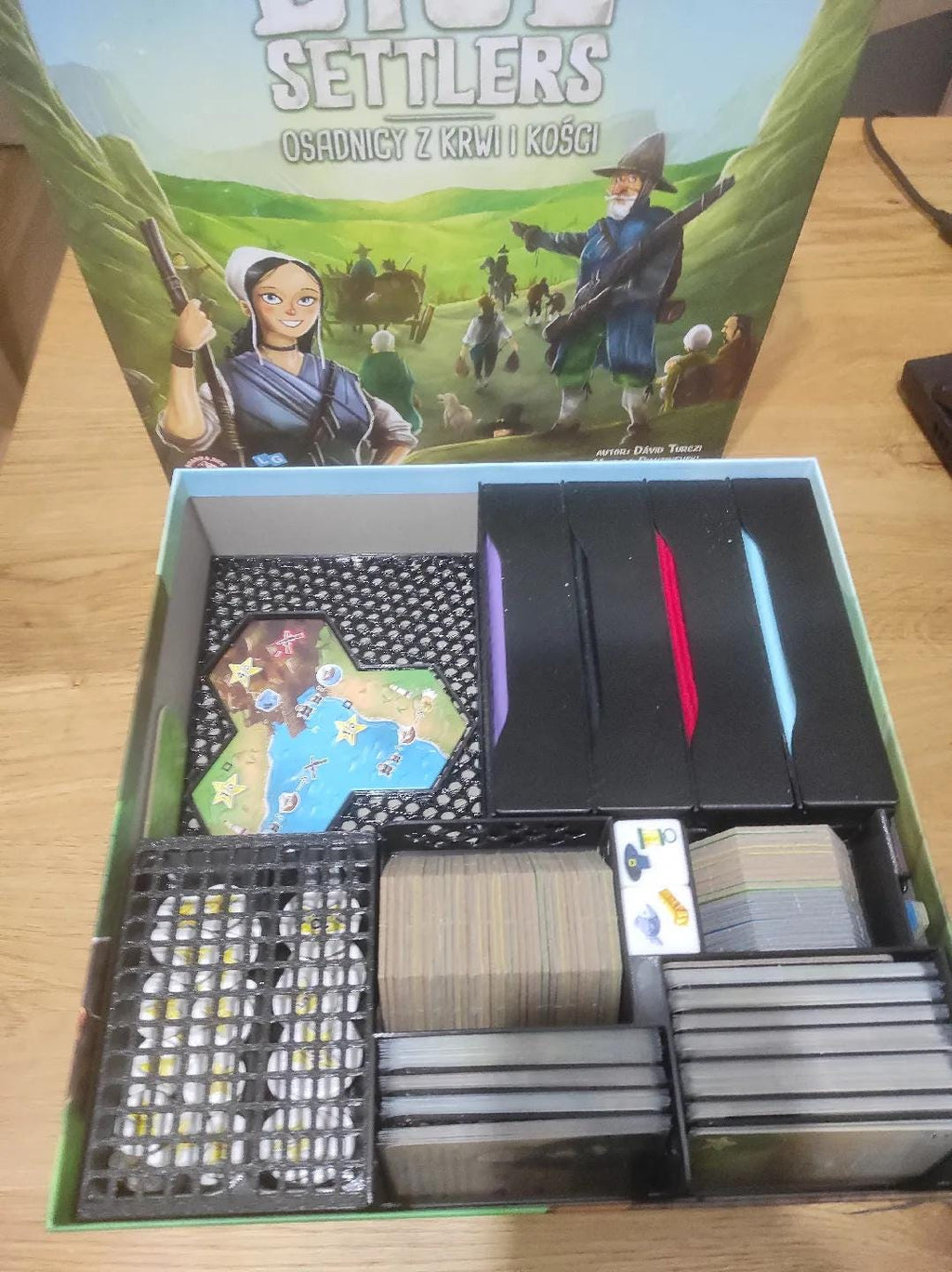 Dice Settlers + Western Sea Expansion Insert / Organizer (etsy image id: 6502626143)