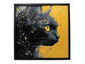 Golden Cat Painting - 3D Printed (etsy image id: 6517875672)