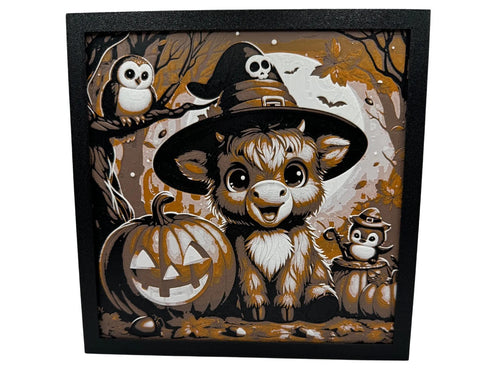 3D Printed Halloween Animals & Pumpkin Painting (etsy image id: 6518152790)