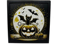 Halloween Pumpkins and Bats Painting - 3D Printed (etsy image id: 6518156744)