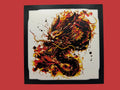 Fire Elemental Dragon Painting - 3D Printed (etsy image id: 6518416106)