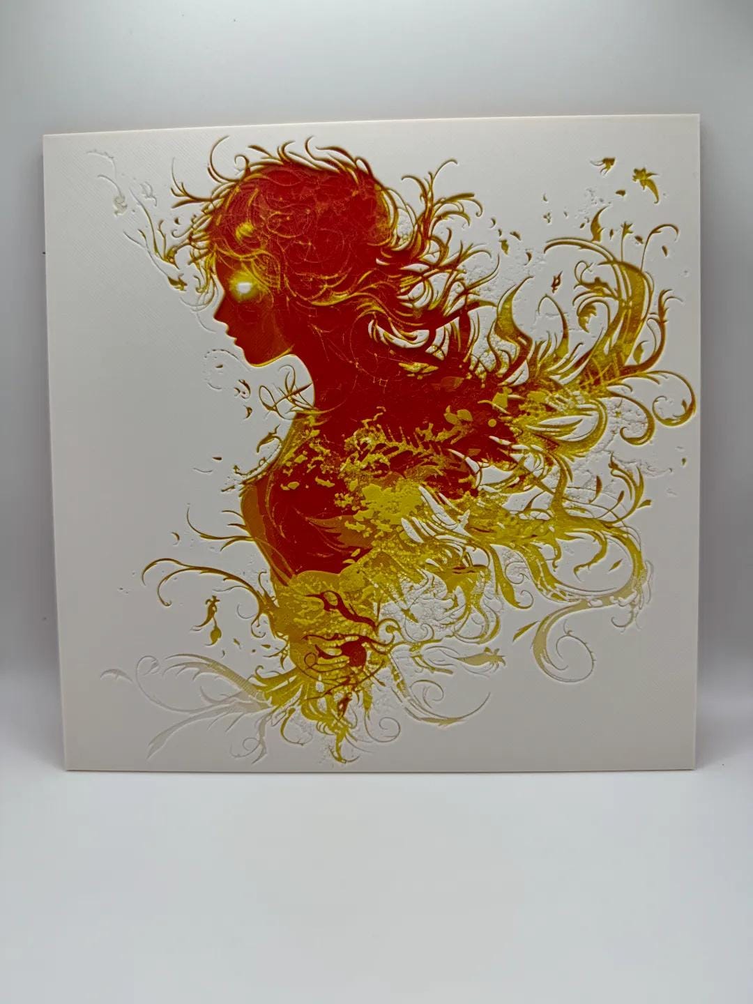 Fire Elemental Painting - Multiple Options - 3D Printed (etsy image id: 6519502950)