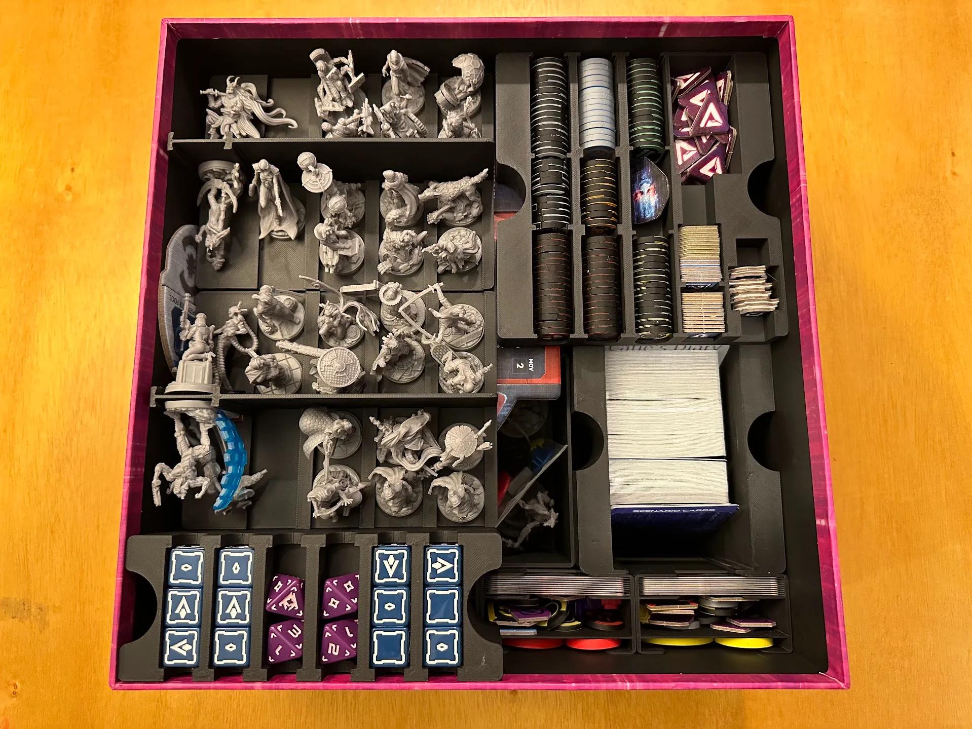 Tamashii + Expansions (Gamefound Box) Board Game Organizer / Insert (etsy image id: 6547743375)