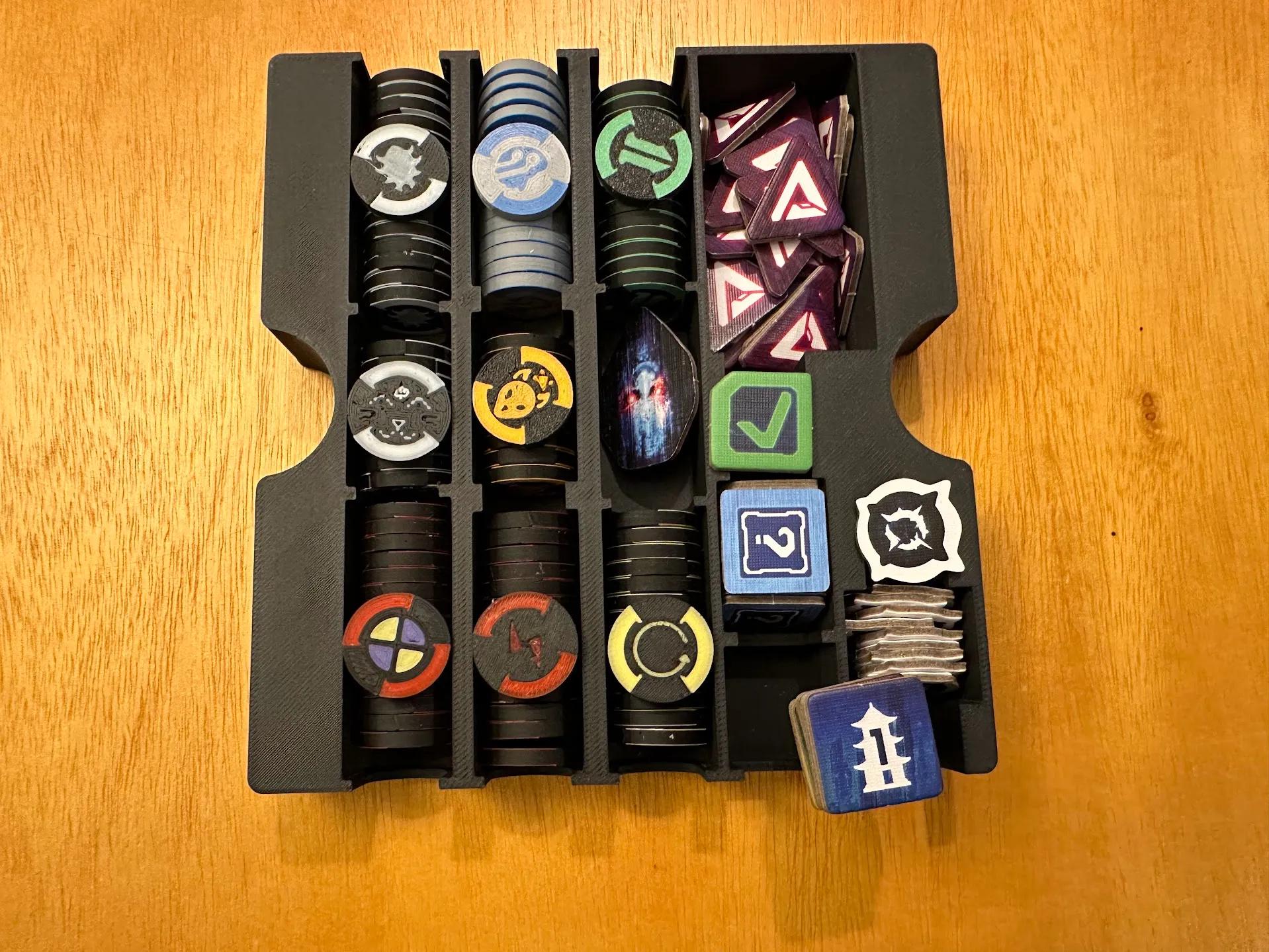 Tamashii + Expansions (Gamefound Box) Board Game Organizer / Insert (etsy image id: 6547743377)