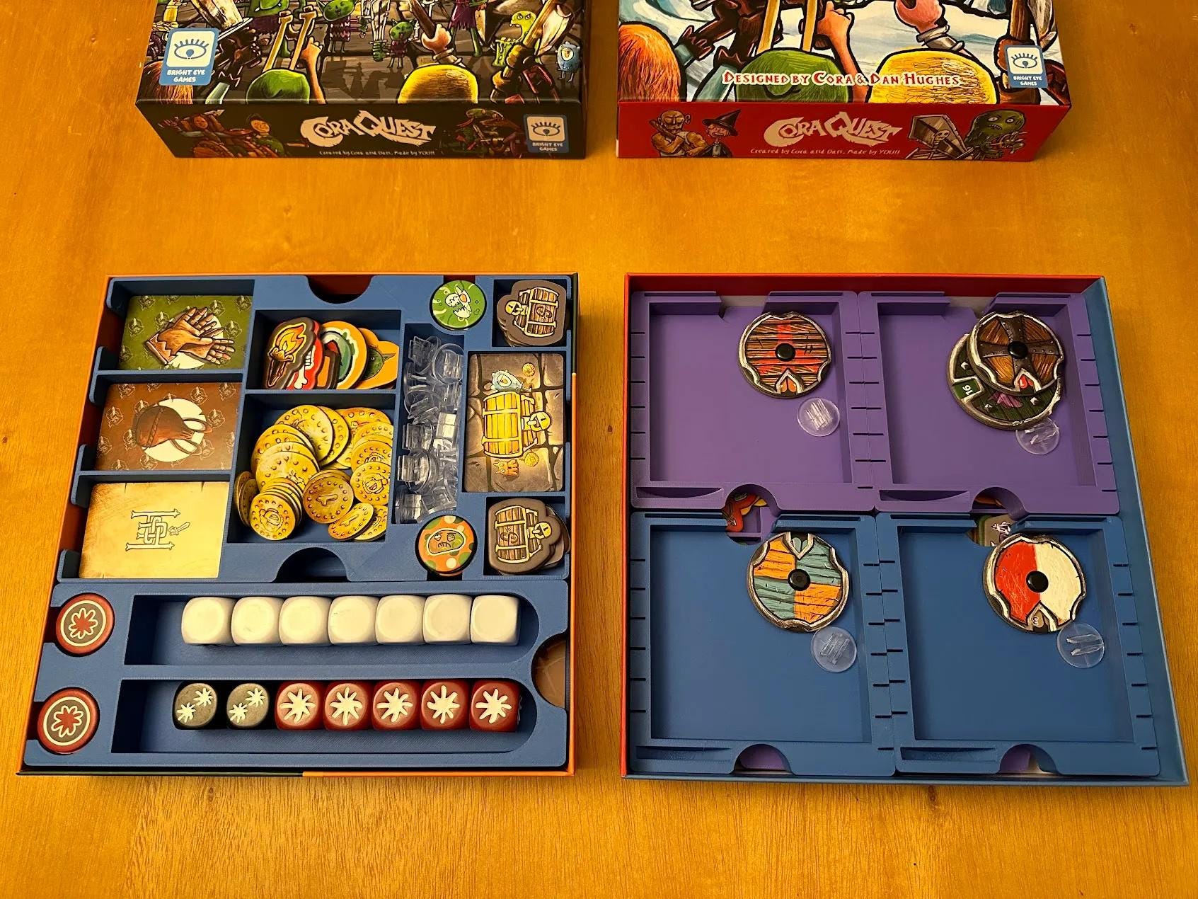 Coraquest + Expansion Board Game Organizer / Insert (etsy image id: 6547773229)