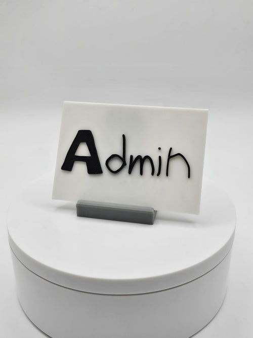 Admin Badge With or Without Keychain - Gorilla Tag VR Game Oculus Rift (etsy image id: 6548094322)