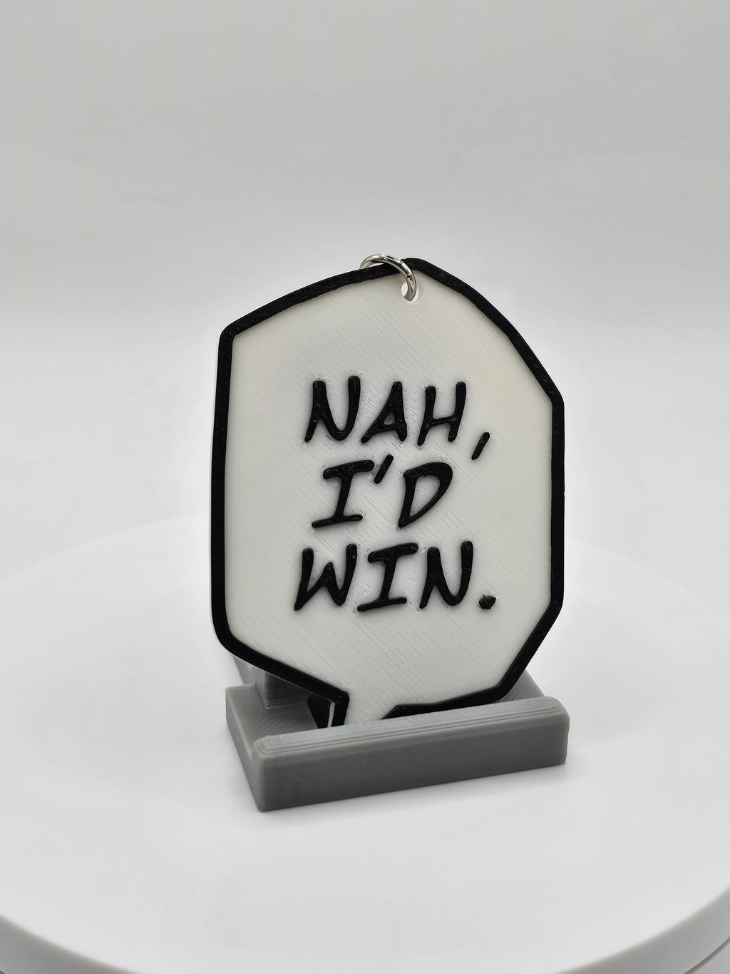 Jujutsu Kaisen Gojo Satoru Manga JJK - Nah I'd Win Speech Bubble Keychain (etsy image id: 6548107508)