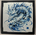 Water Elemental Dragon Painting - 3D Printed (etsy image id: 6566195719)