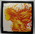 Fire Elemental Painting - Multiple Options - 3D Printed (etsy image id: 6566204121)