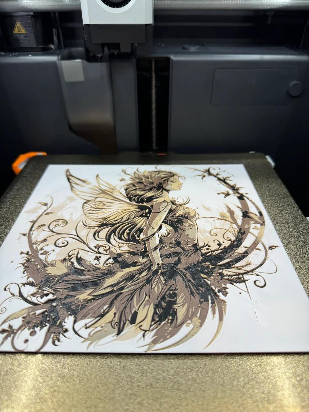 Elemental Earth Fairy Painting - Multiple Options - 3D Printed (etsy image id: 6566232529)