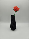 Single rose with black vase (etsy image id: 6570094260)