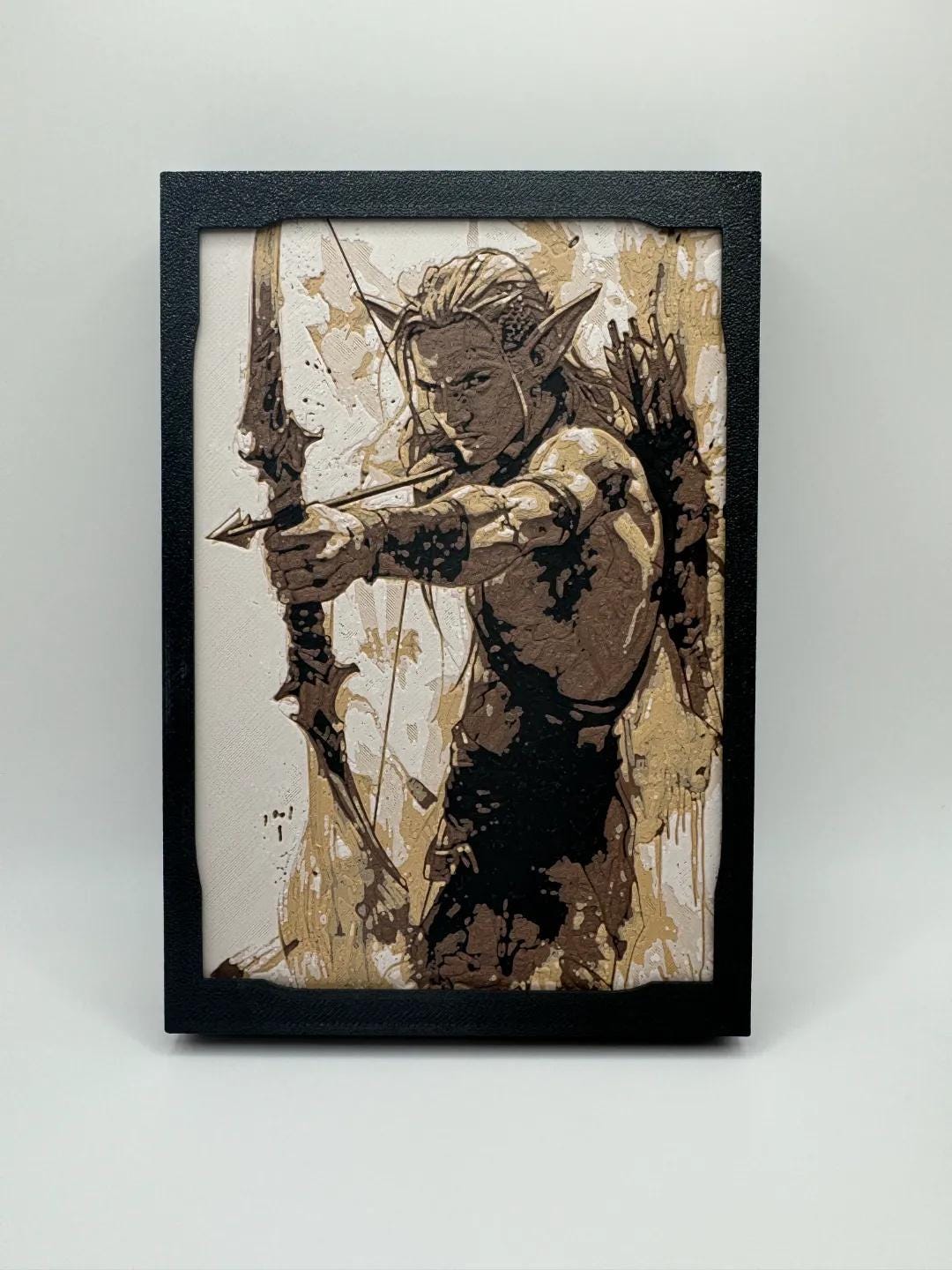 D&D Character Themed Paintings - Multiple Options - 3D Printed (etsy image id: 6572447131)