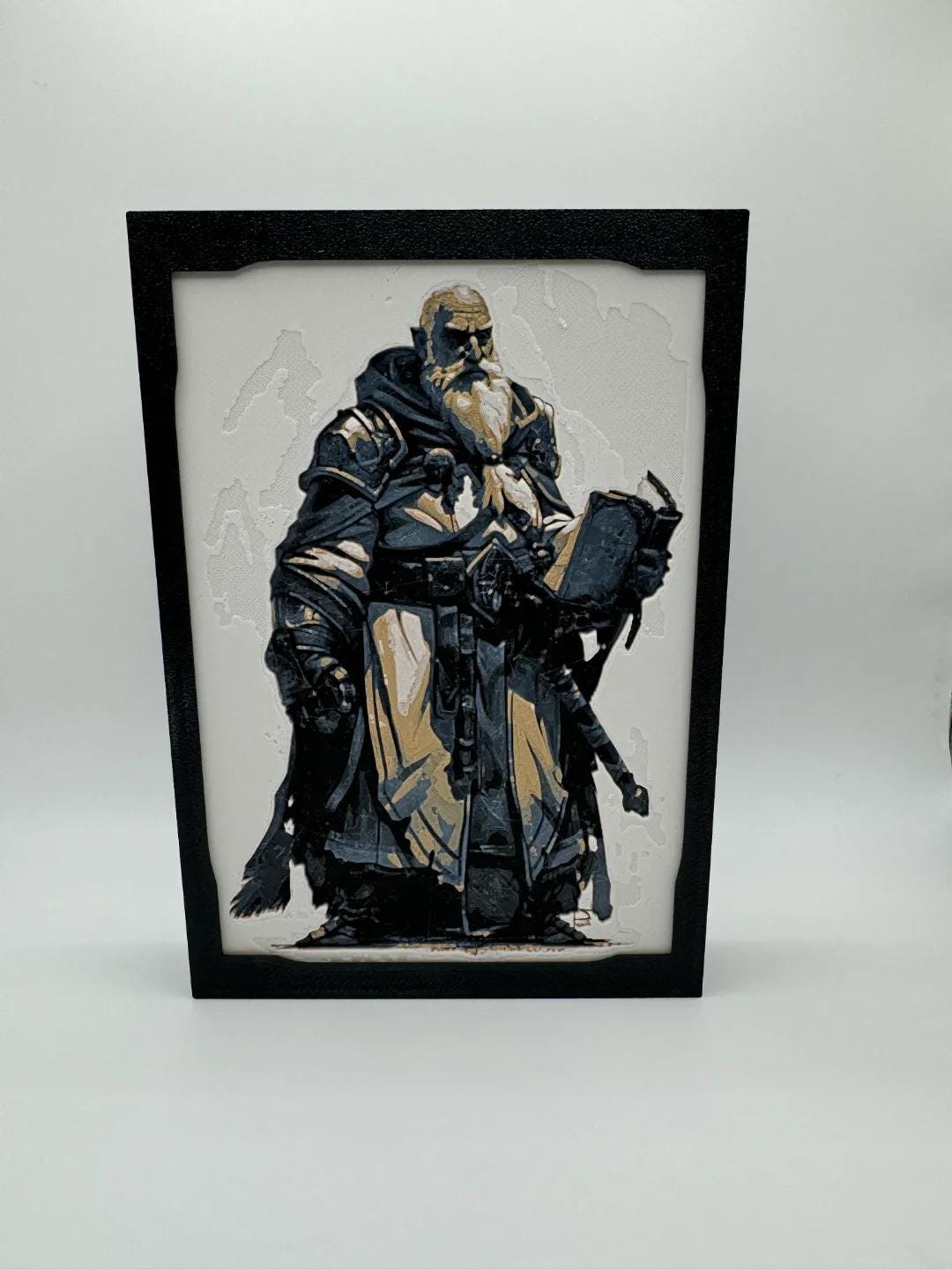 D&D Character Themed Paintings - Multiple Options - 3D Printed (etsy image id: 6572447135)