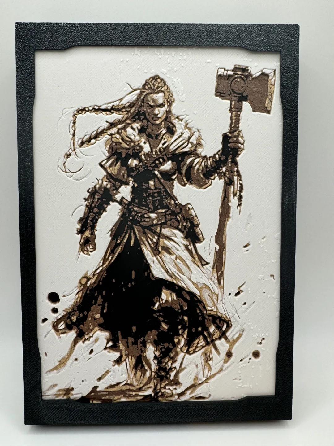 D&D Character Themed Paintings - Multiple Options - 3D Printed (etsy image id: 6572447137)