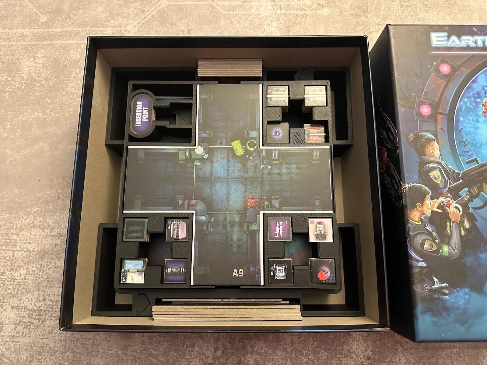 Earth Under Siege + Expansion Board Game Organizer / Insert (etsy image id: 6575178531)