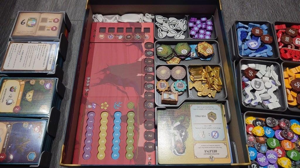 Wondrous Creatures + Expansions Board Game Organizer and Insert (etsy image id: 6591321668)