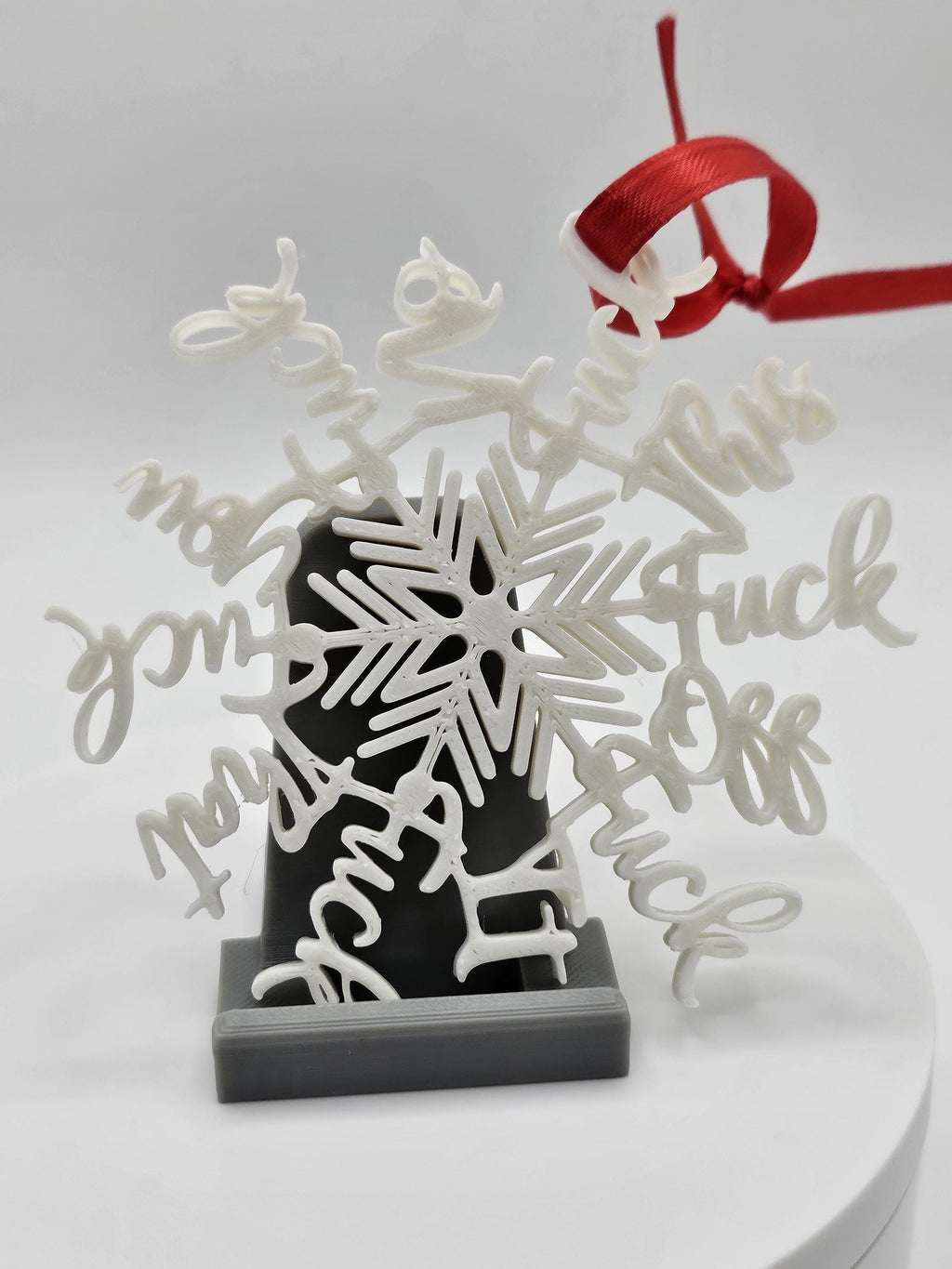 Swearing Snowflake / F**k Hidden in Every Branch / Gag Gift (etsy image id: 6596228973)